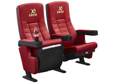 China Cadeiras fixas vermelhas do cinema do filme do pé da tela XJ-6819 com Amrest móvel fornecedor