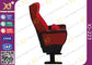 Manche cadeiras vermelhas estofadas completas da tela de veludo da prova para o estádio/sala de leitura fornecedor