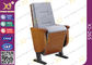Cadeiras dobráveis resistentes do auditório da biblioteca da tabuleta com revestimento de madeira da superfície do braço fornecedor