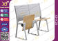 Cadeira de mesa da escola da estrutura do metal e da madeira compensada com a almofada da leitura para a sala de leitura fornecedor