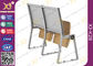 Cadeira de mesa da escola da estrutura do metal e da madeira compensada com a almofada da leitura para a sala de leitura fornecedor