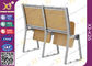 Mesas unidas assentos da escola de salão de leitura e mobília de dobramento de madeira da cadeira fornecedor