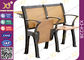 Tabelas e cadeiras de madeira da sala de aula da faculdade do quadro da liga de alumínio da placa fornecedor