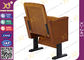As cadeiras magros da sala de conferências do pé do metal com reforçam o pé ereto Seat de madeira fornecedor