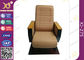 Cadeiras para trás fixadas altas com almofada de madeira, cadeiras dobradas do teatro do cinema do assoalho da sala de conferências do auditório fornecedor