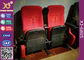 O teatro vermelho do cinema da tela da prova suja preside o assento com estofamento dobrável do assento fornecedor