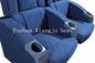 cadeira moldada do teatro de filme da espuma do cinema do pé da dimensão de 600mm cadeira de aço para a sala do VIP fornecedor