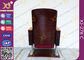 Cadeiras douradas antigas do assento do teatro do folheado da pintura com o suporte do braço/copo da madeira maciça fornecedor