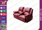 Cadeira de couro real do Recliner do cinema, sofá de Home Theater com tabuleta do alimento fornecedor