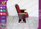 Cadeiras de madeira do teatro do cinema do vintage do braço com o suporte dourado da flor/copo fornecedor