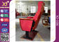 Cadeiras de madeira montadas do auditório de escola pública da tela da cor da noz do assoalho fornecedor