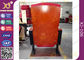 Cadeiras de madeira montadas do auditório de escola pública da tela da cor da noz do assoalho fornecedor