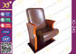 Baixos assentos do cinema do auditório/cadeiras dobradura de couro sintéticos traseiros da igreja fornecedor