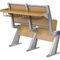 Mobília dobrável da sala de aula da faculdade, cadeira padrão do estudo da madeira compensada do material à prova de fogo fornecedor