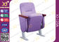 Cadeiras completamente estofadas roxas do auditório da tampa no resto traseiro curto fornecedor