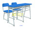 Mesa material e cadeira dobro do estudante do metal ajustadas para a sala de aula da escola secundária fornecedor
